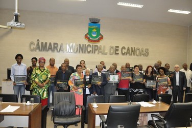 Entrega do Título de Cidadão Canoense a Pedro Adão Marcelino